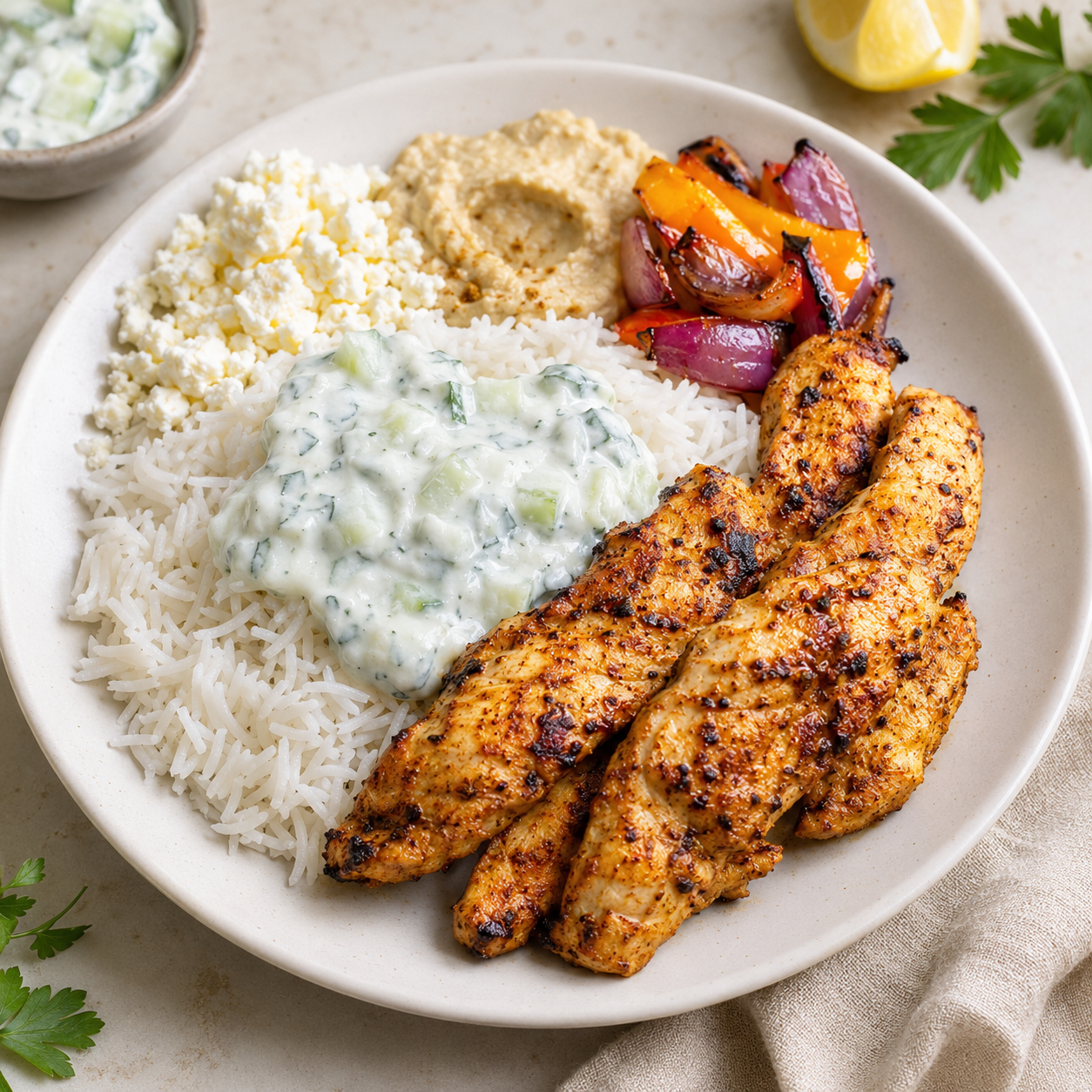 Chicken Shawarma (Gluten Free, Healthy, Low Carb)