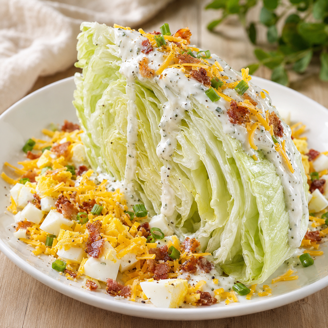 The Best Wedge Salad (Gluten Free, Low Carb)