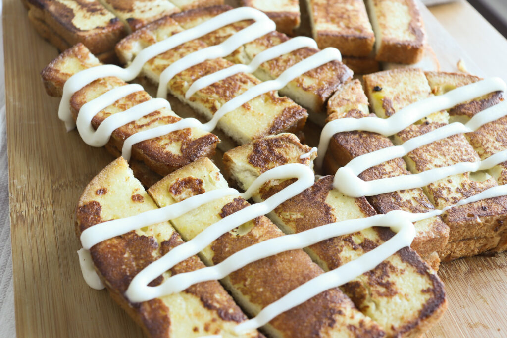 gluten free French toast sticks cinnamon roll
