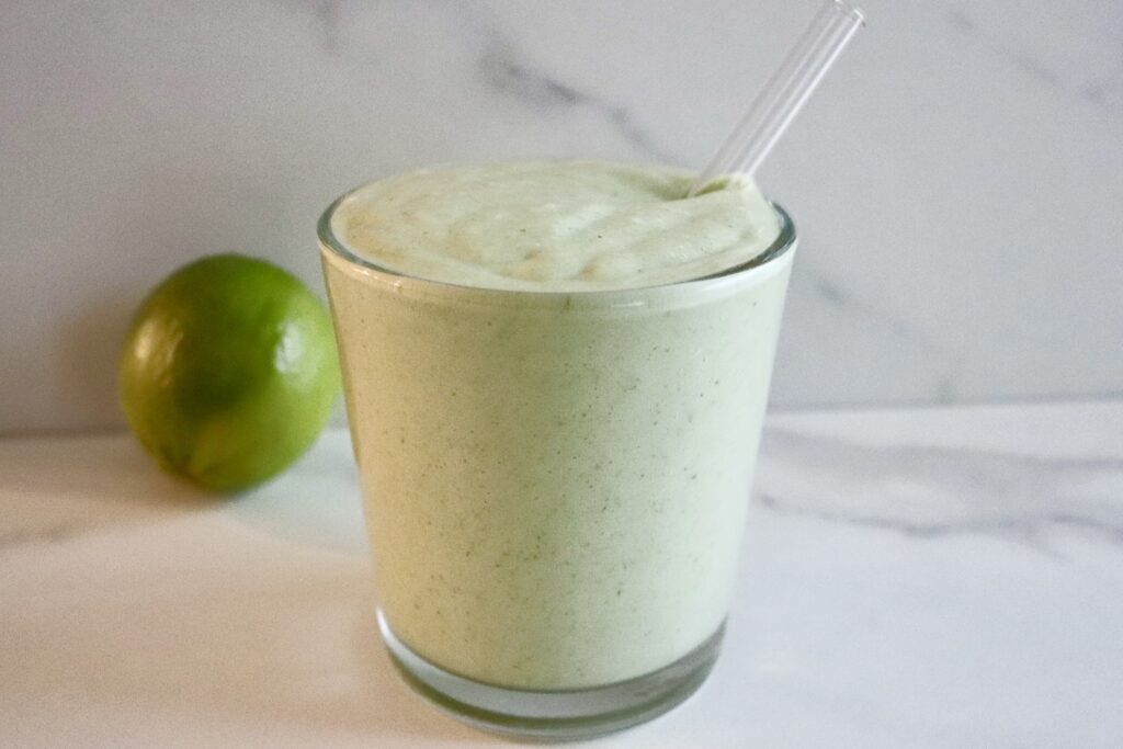 coconut lime low carb smoothie
