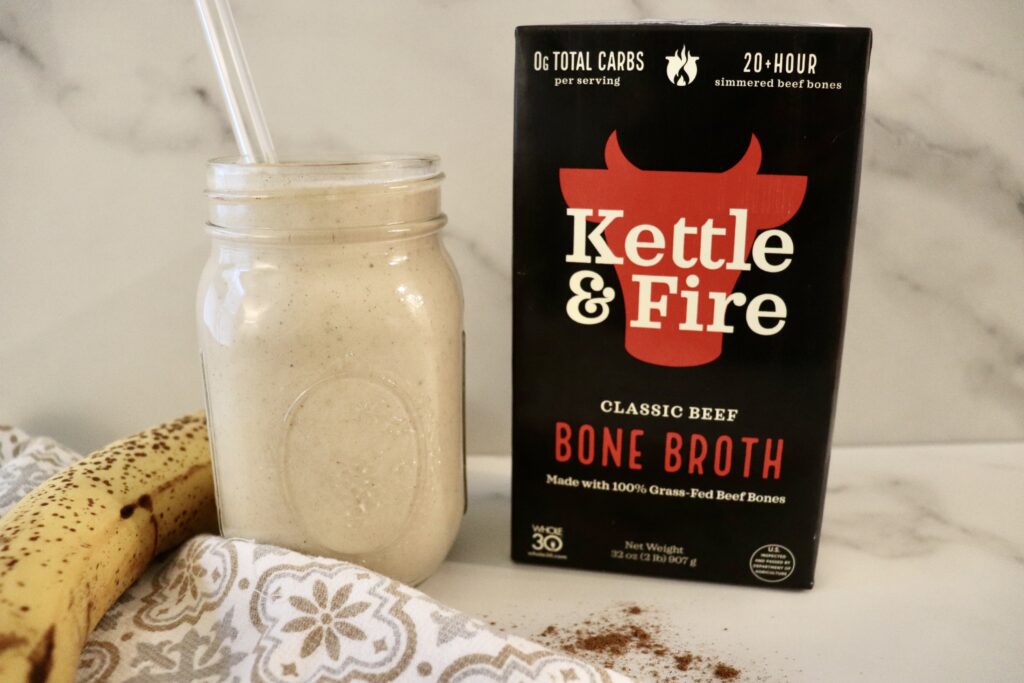 protein smoothie with bone broth
