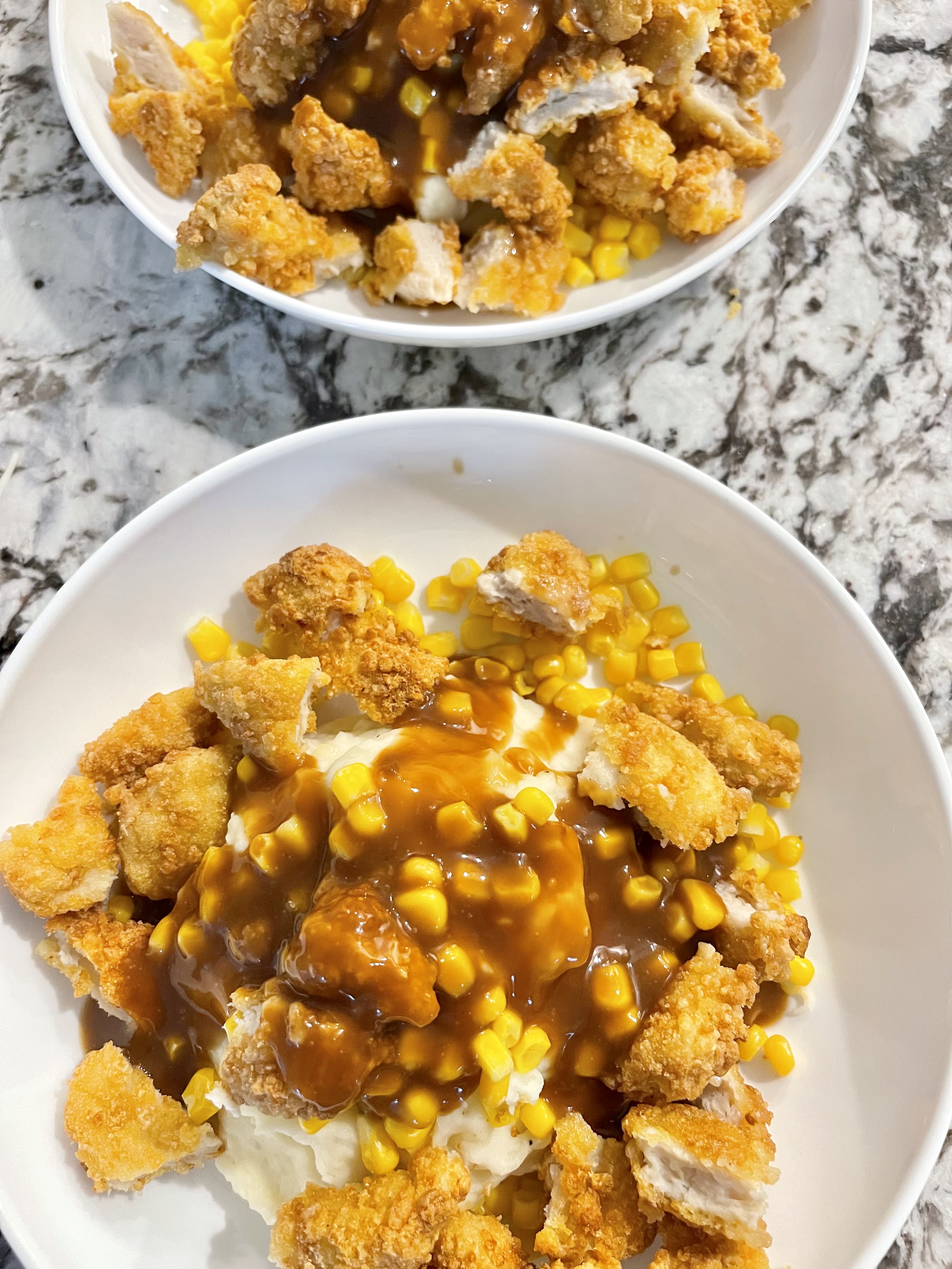 Gluten Free KFC Famous Bowl - Pinch of Gluten Free Recipes