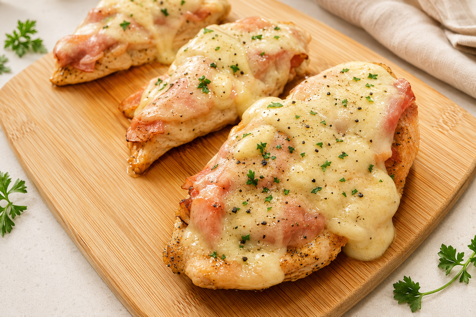 Low Carb Chicken Cordon Bleu Recipe (Gluten Free)