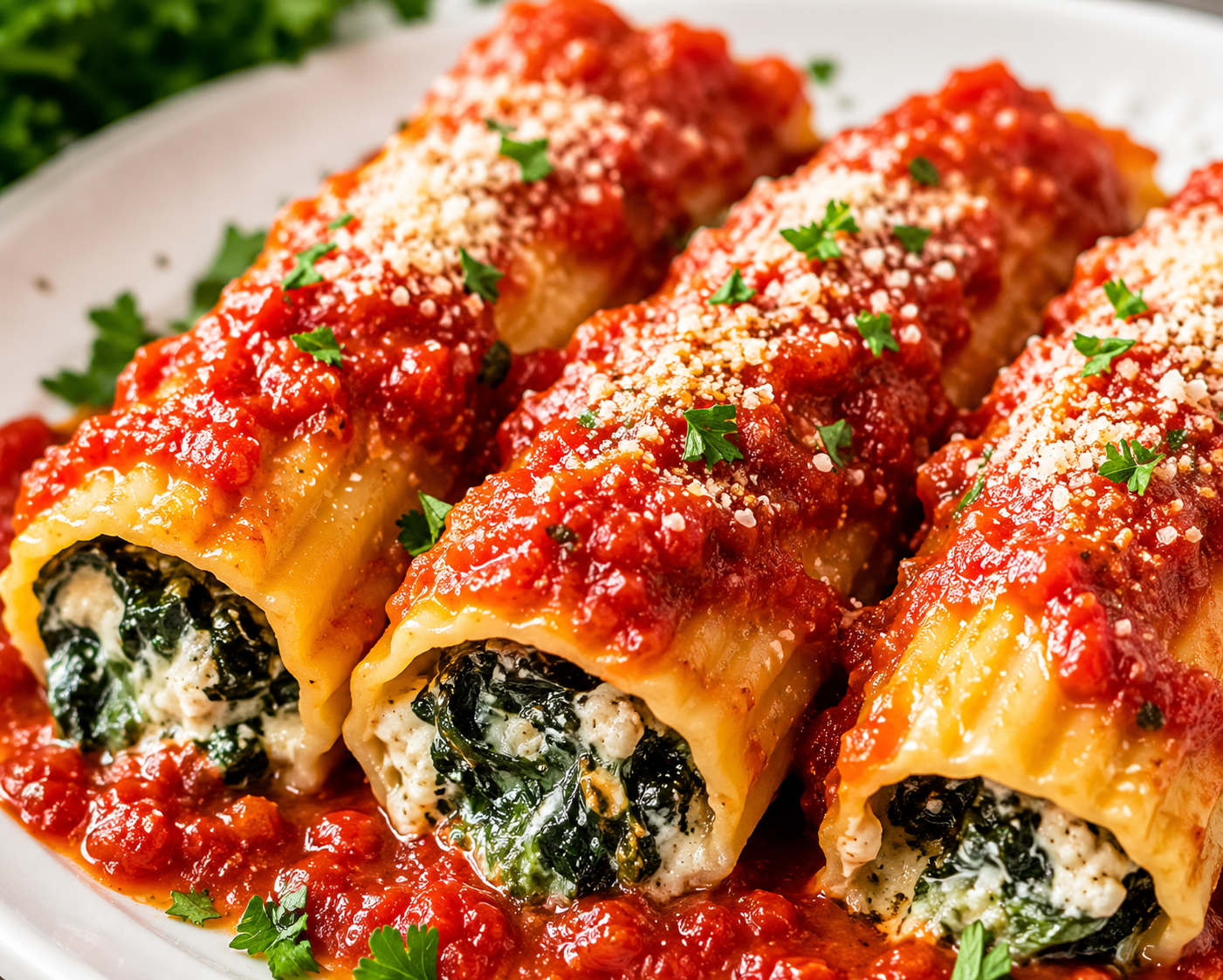 GLUTEN FREE STUFFED MANICOTTI RECIPE