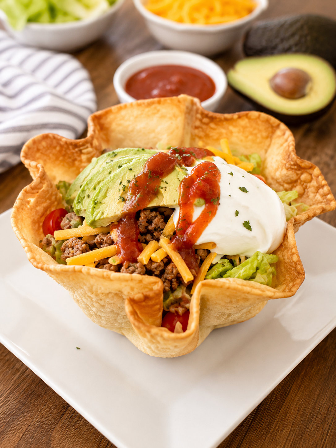 Homemade Gluten Free Taco Salad Shells: A Crunchy Family Favorite