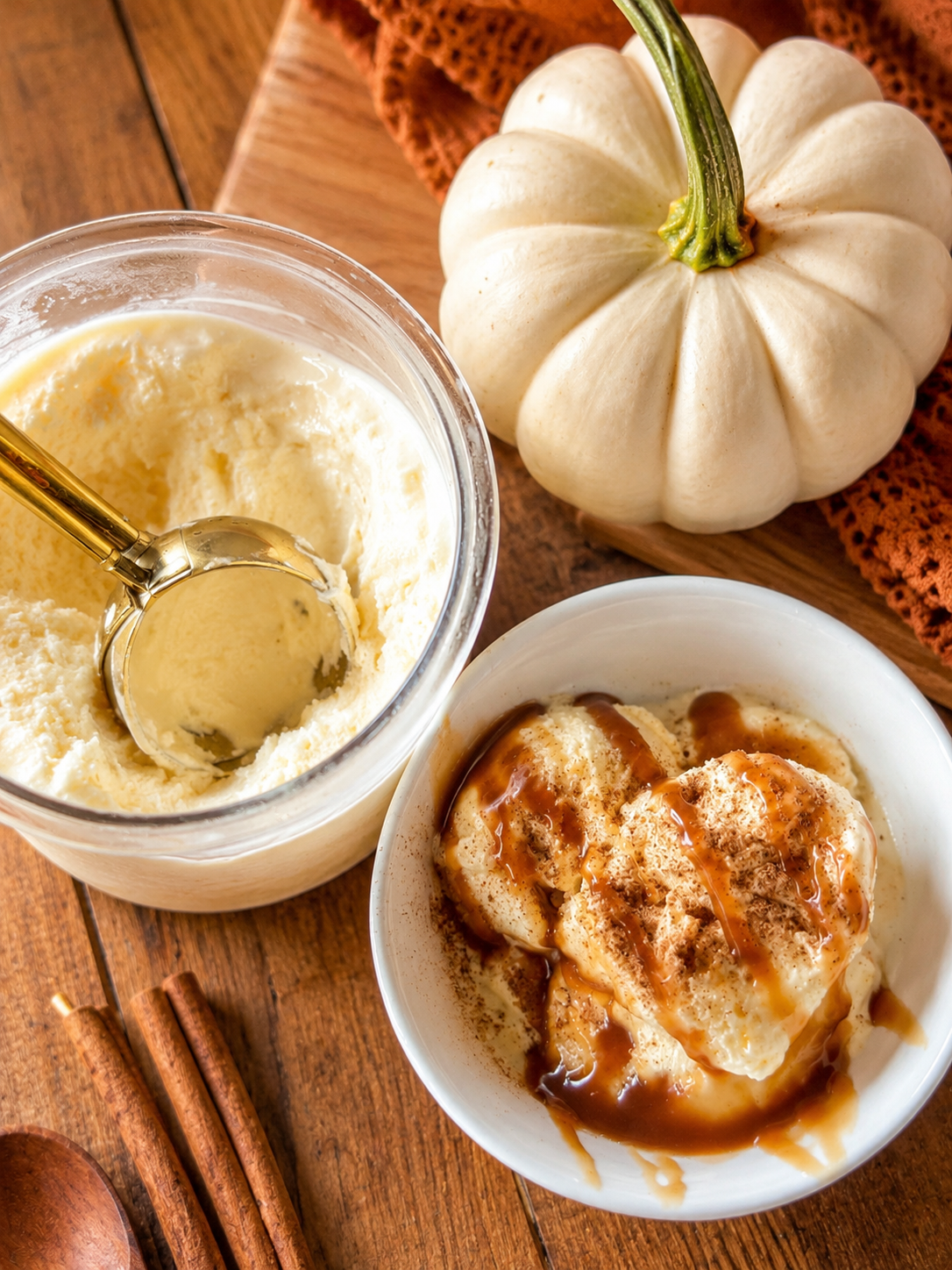 Ninja Creami Pumpkin Spice Protein Ice Cream