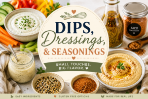 Dips, Dressings, & Sauces Dips, Dressings, & Sauces