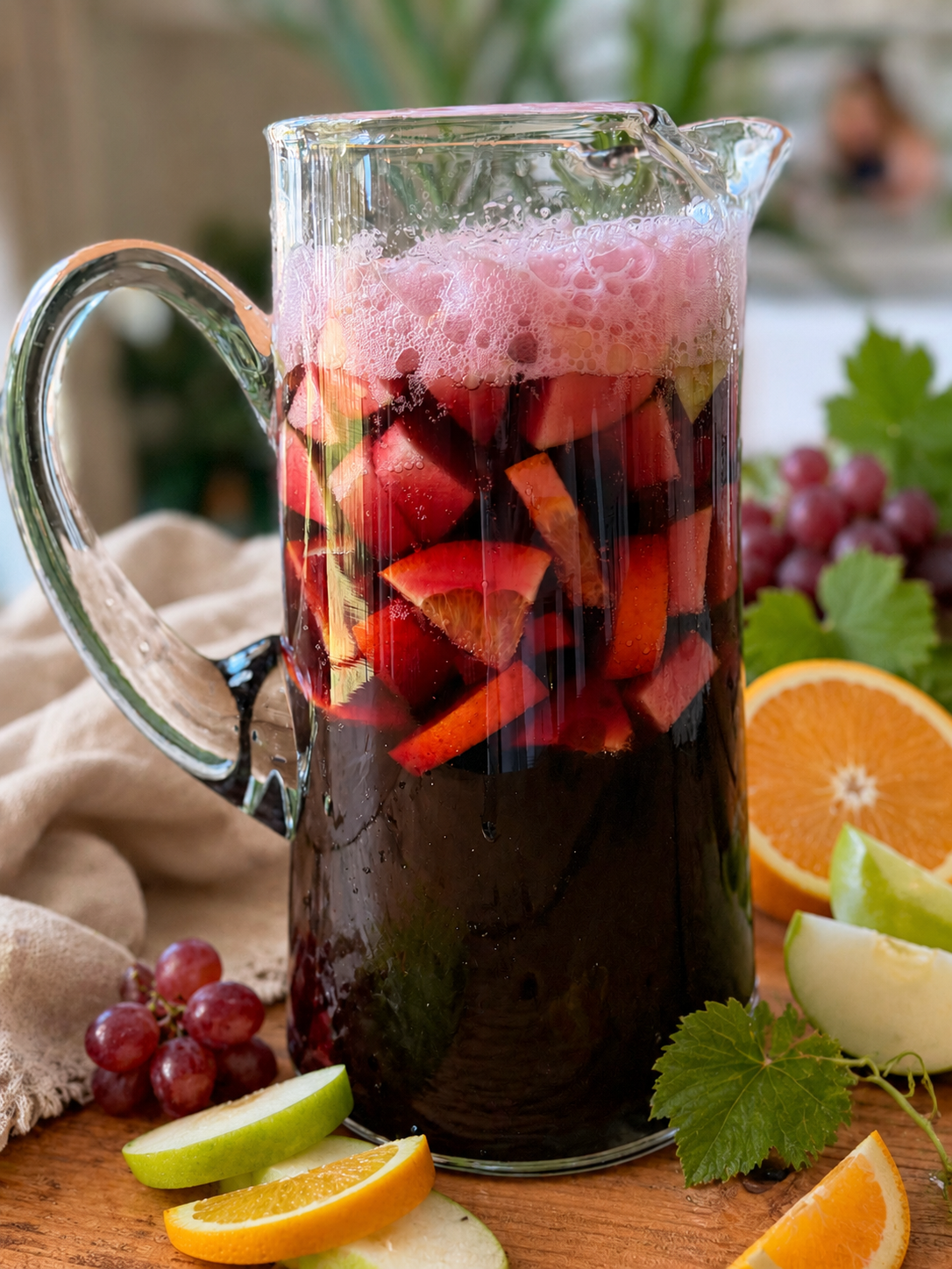 Easy No Alcohol Sangria (Kid-Friendly Party Punch)