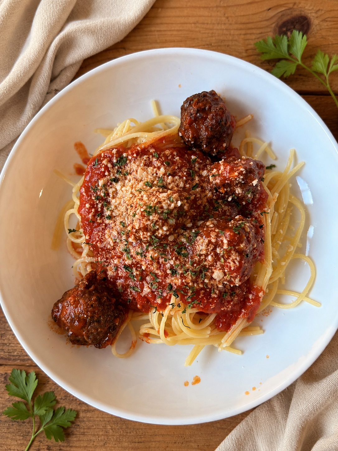 Lady and the Tramp Spaghetti and Meatballs (Easy Gluten Free Disney Inspired Dinner)