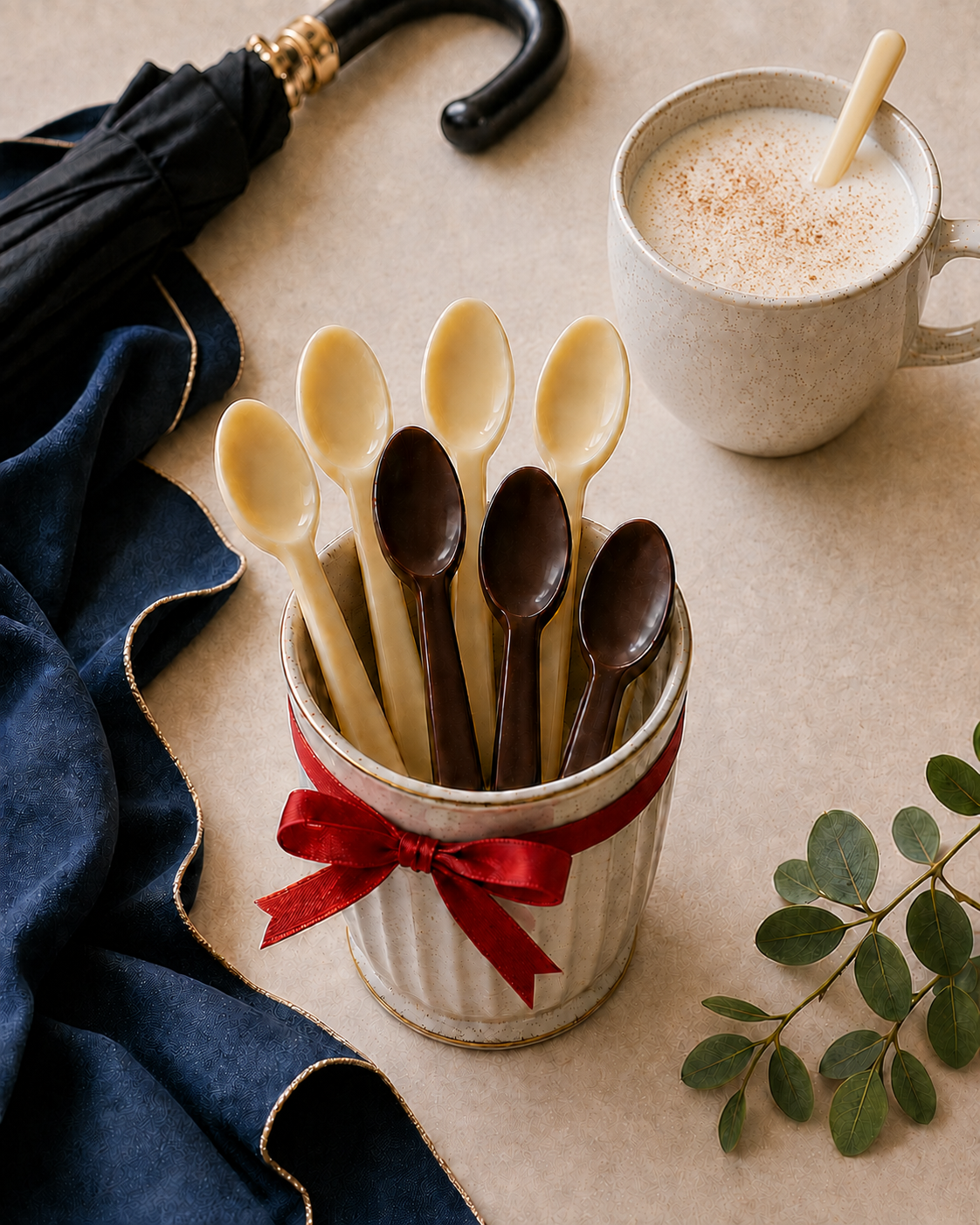 A Spoonful of Sugar Chocolate Spoons (Inspired by Disney’s Mary Poppins)