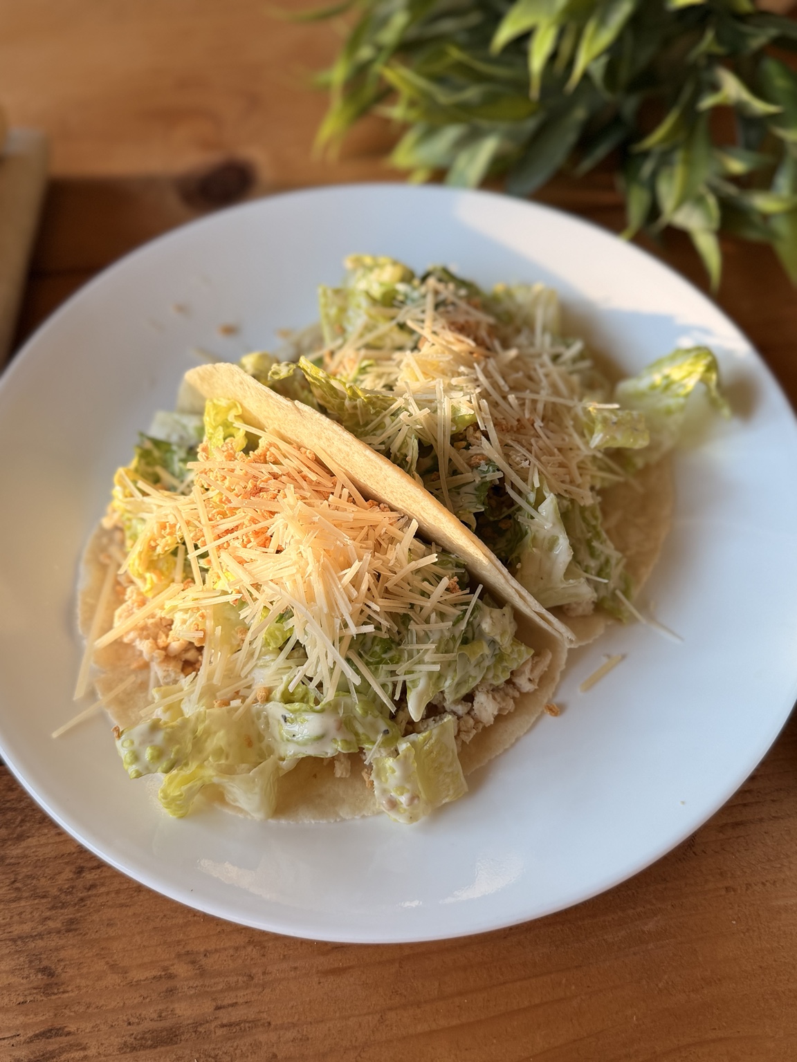 Ground Chicken Caesar Tacos (Gluten Free)